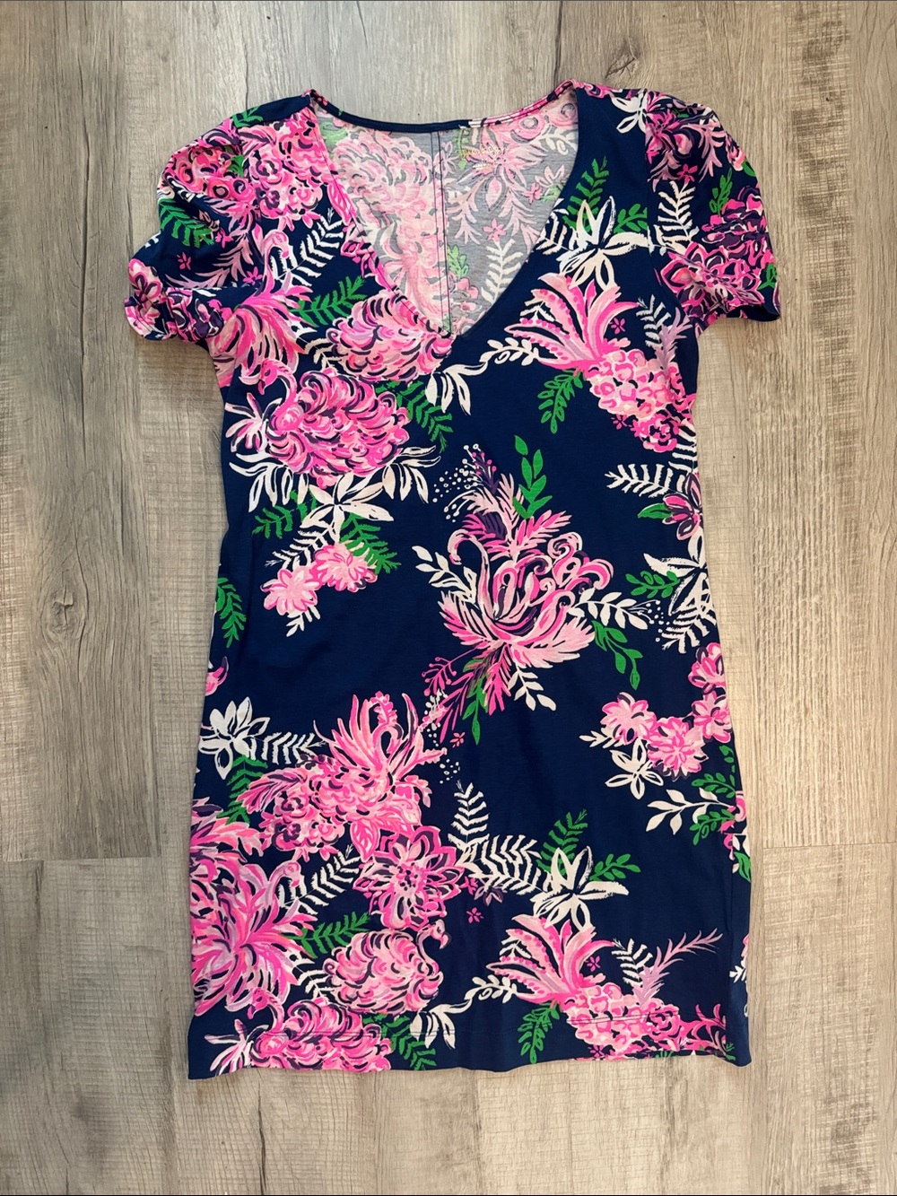 Lilly Pulitzer Aleece Dress, Ruffle Your Feathers Navy